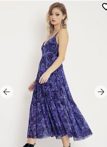 Royal roses midaxi dress